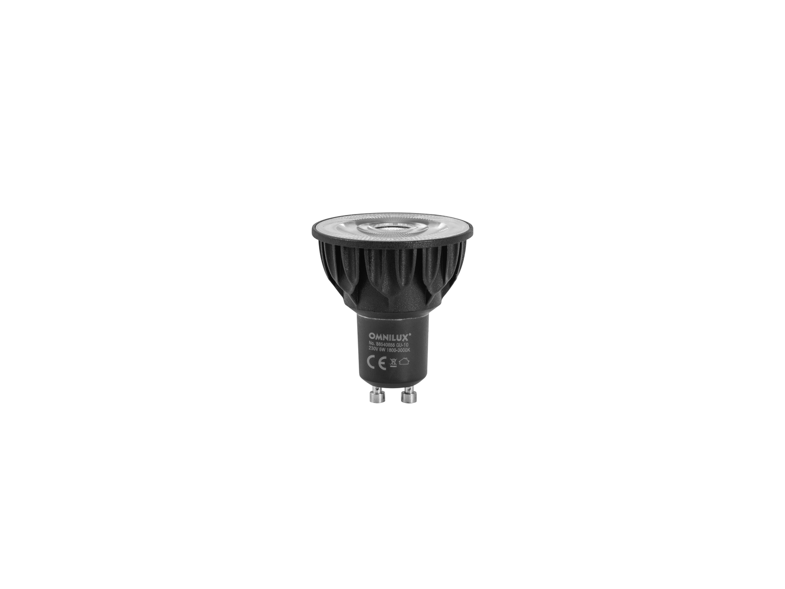 Omnilux GU-10 230V COB 5W LED 1800-3000K dim2warm von Omnilux