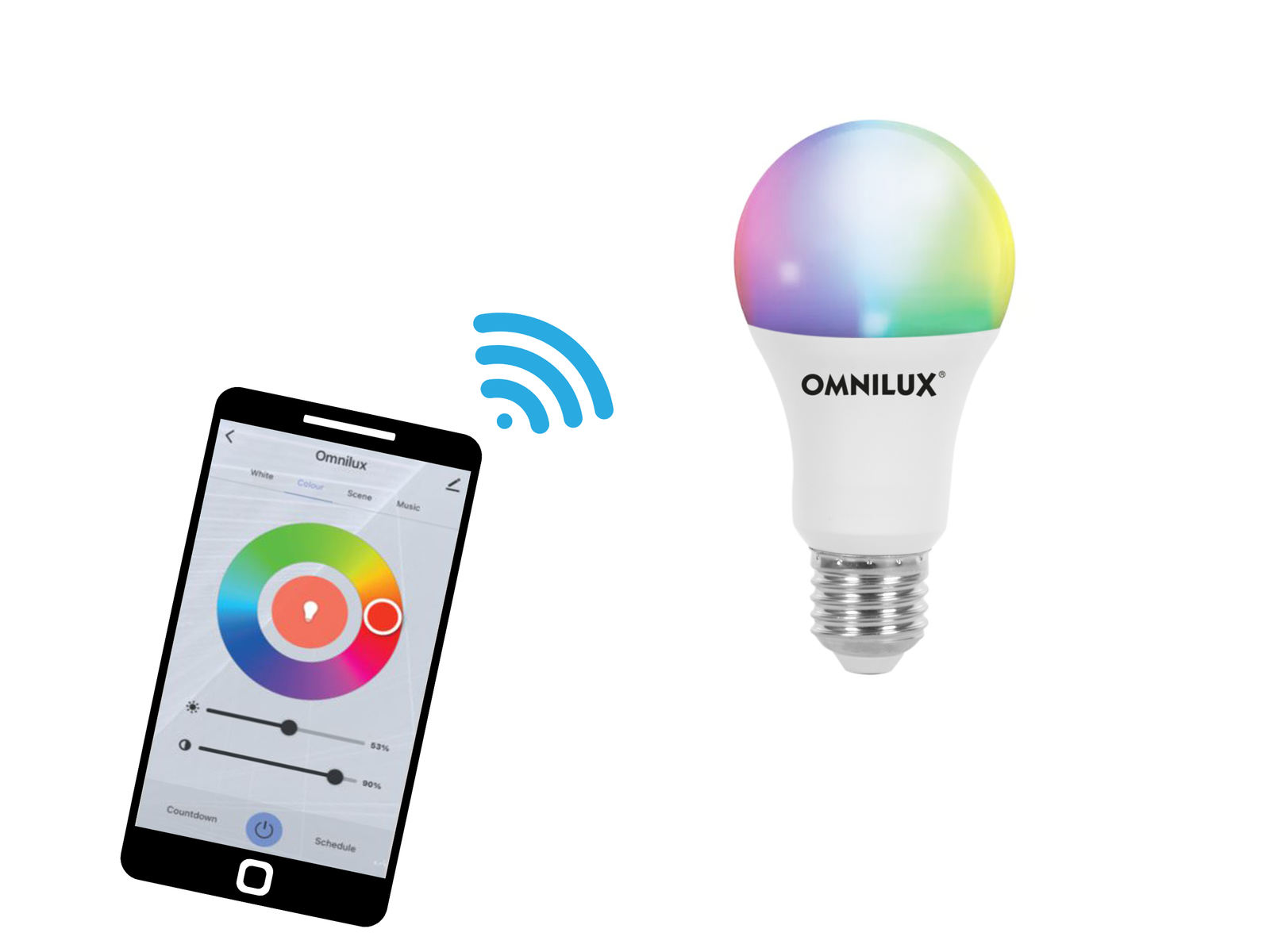 Omnilux LED E27 RGB/WW/CW WiFi von Omnilux