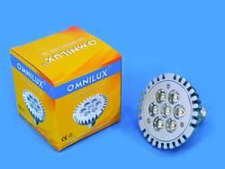 Omnilux PAR-30 230V 7x1W LED gelb E27 KR von Omnilux