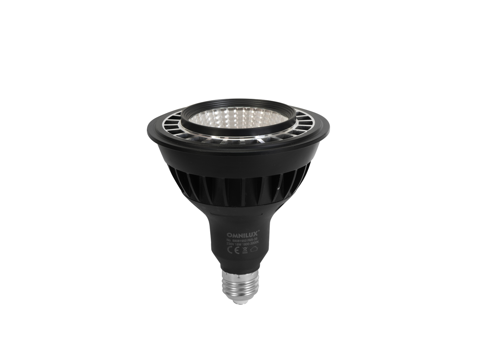 Omnilux PAR-38 230V COB 18W E-27 LED 1800k-3000k dim2warm von Omnilux