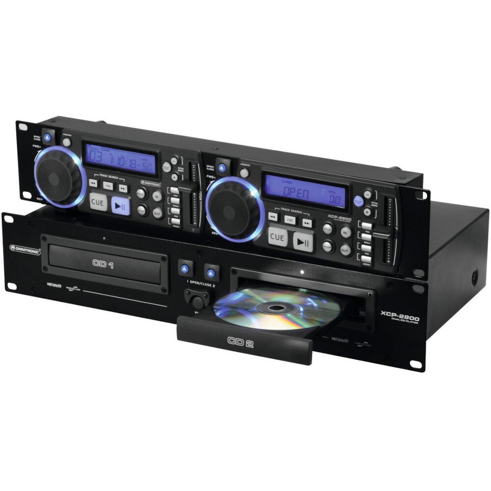 (B-Ware) Omnitronic XCP-2800 doppelter CD-Player von Omnitronic