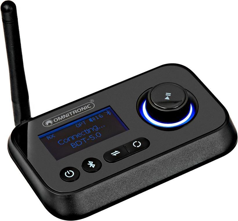 OMNITRONIC BDT-5.0 Bluetooth 5.0 Transceiver (13072196) von Omnitronic