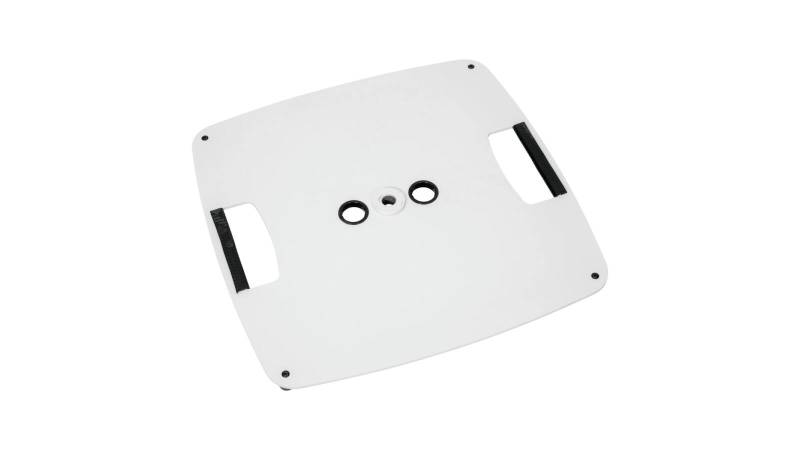 OMNITRONIC BPS-2 Boxenhochständer/Bodenplatte weiß von Omnitronic