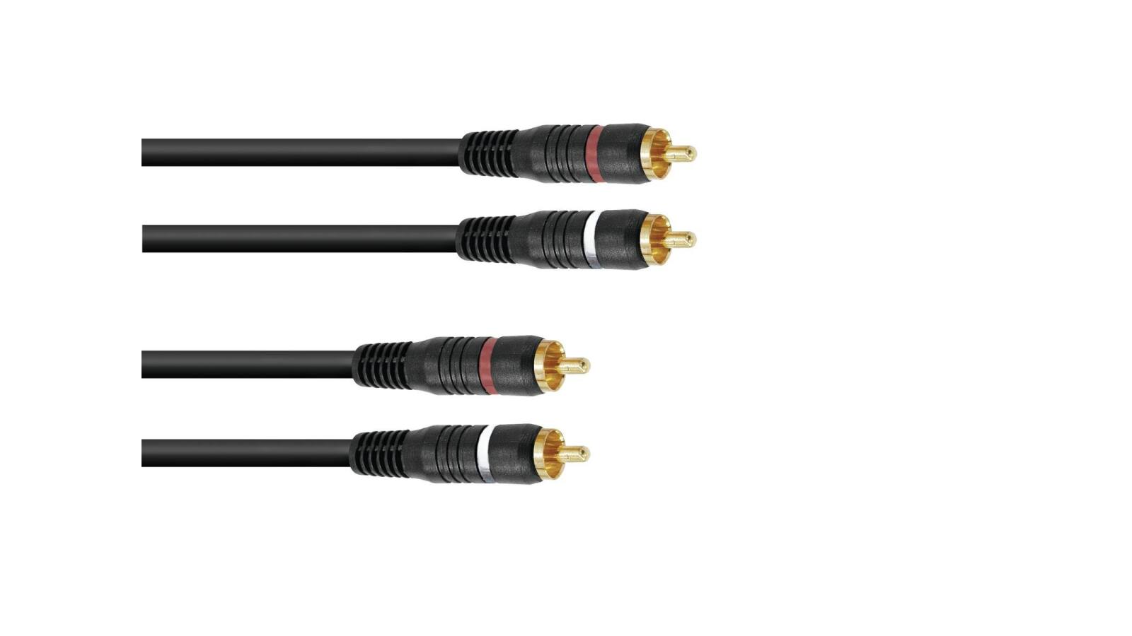 OMNITRONIC Cinch Kabel 2x2 15m OMNITRONIC Cinch Kabel 2x2 15m von Omnitronic