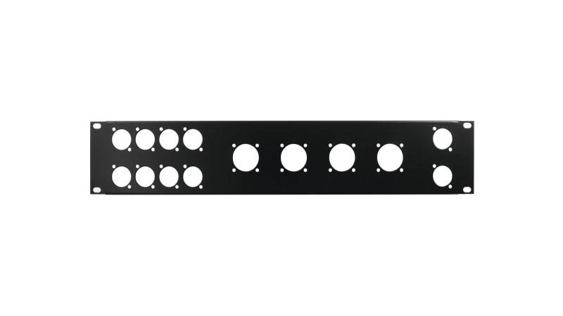 OMNITRONIC Frontplatte Z-19 8x D-Type/4xNL8/T 2HE von Omnitronic