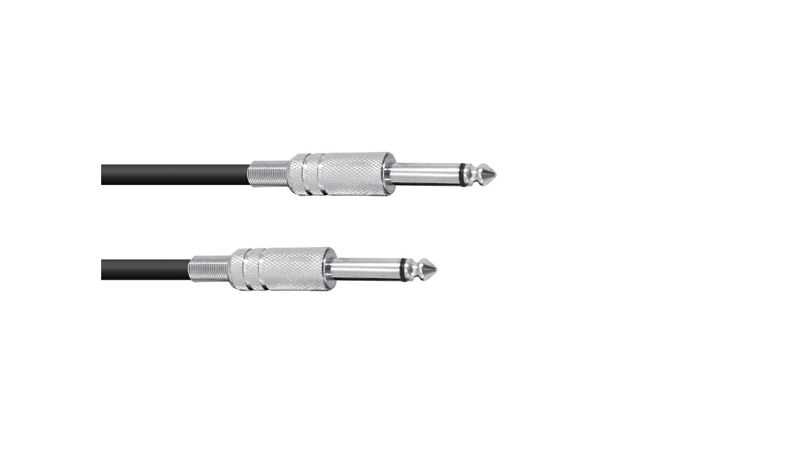OMNITRONIC Klinkenkabel 6,3 mono 1m sw OMNITRONIC Klinkenkabel 6,3 mono 1m sw von Omnitronic