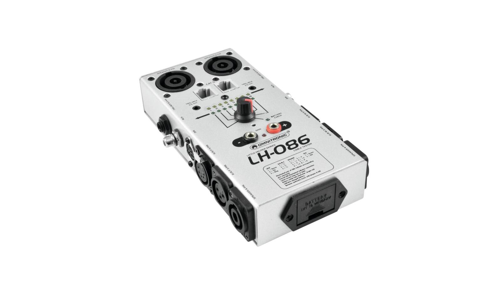 OMNITRONIC LH-086 Kabeltester OMNITRONIC LH-086 Kabeltester von Omnitronic
