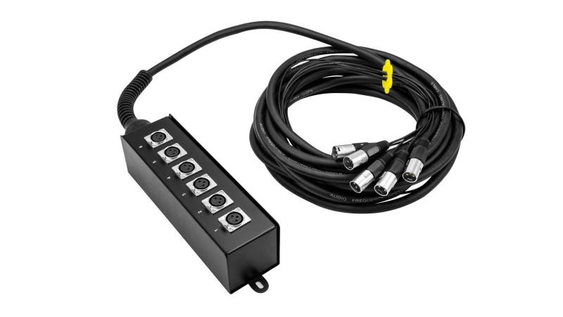OMNITRONIC Multicore Stagebox MUS-610 6IN 10m von Omnitronic