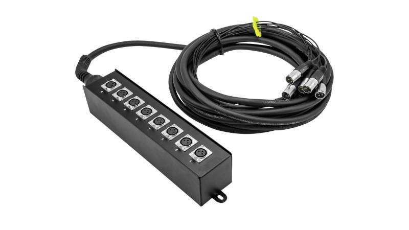 OMNITRONIC Multicore Stagebox MUS-810 8IN 10m von Omnitronic