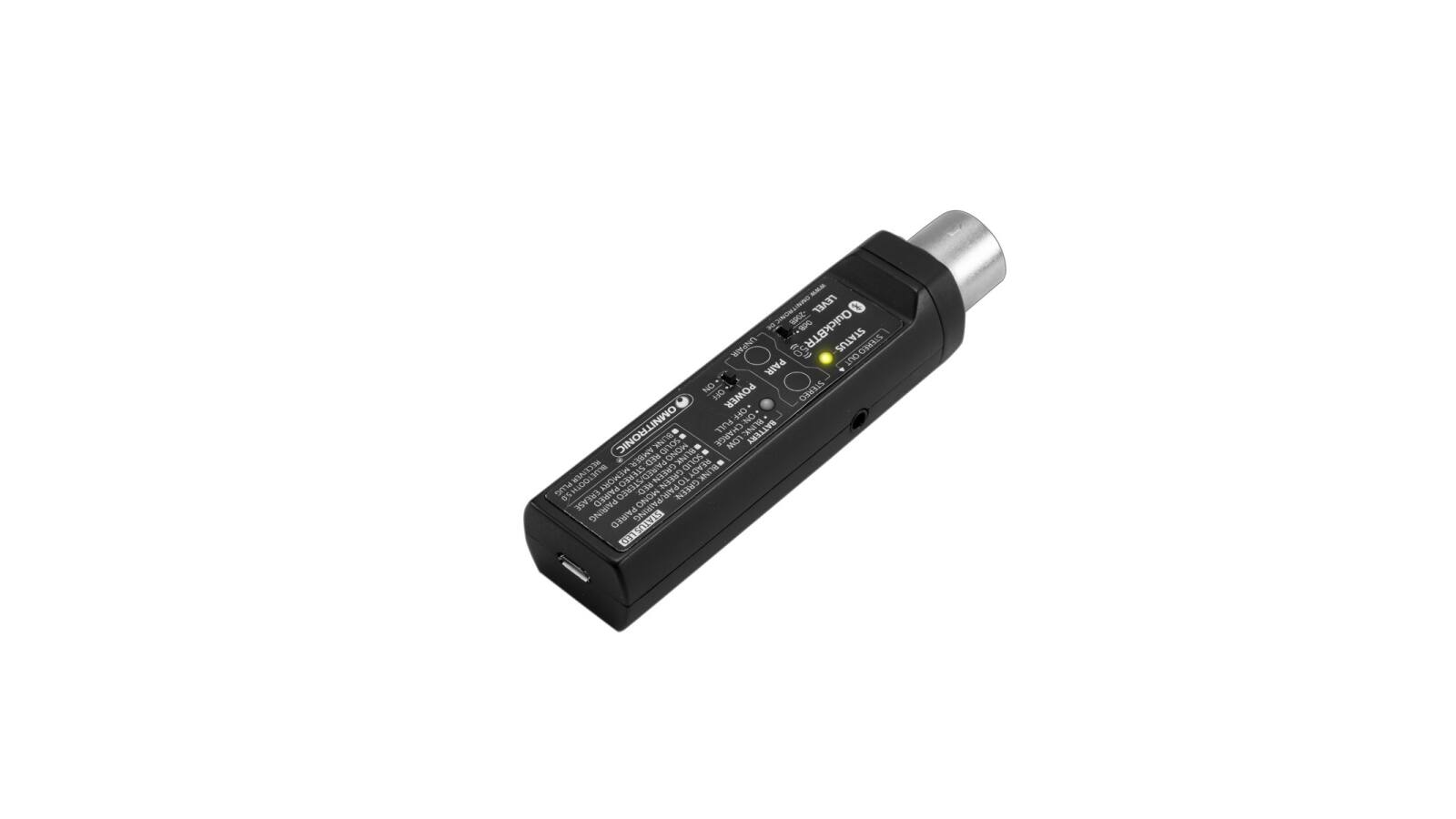 OMNITRONIC QuickBTR-5.0 XLR AptX Bluetooth 5.0 Receiver OMNITRONIC QuickBTR-5.0 XLR AptX Bluetooth 5.0 Receiver von Omnitronic