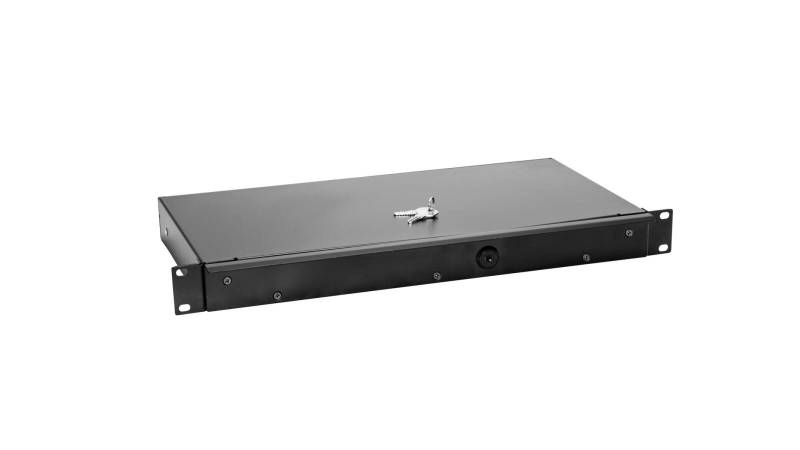 OMNITRONIC Rackschublade KE-1 Rackschublade mit Schloss 1HE von Omnitronic