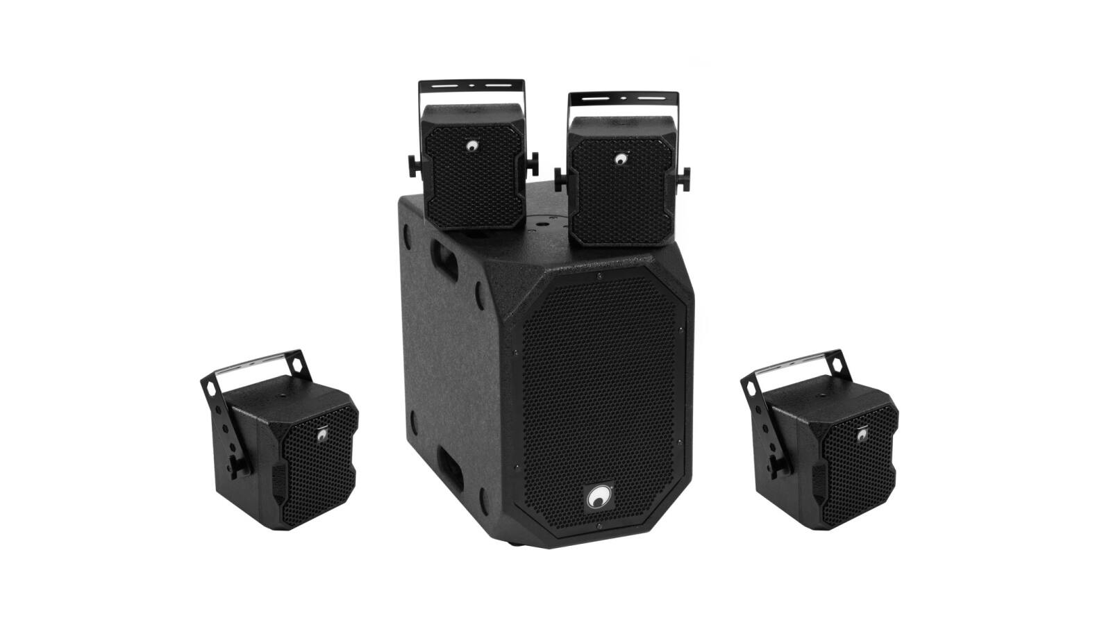 OMNITRONIC Set BOB-10A sw + 4x BOB-4 sw OMNITRONIC Set BOB-10A sw + 4x BOB-4 sw von Omnitronic