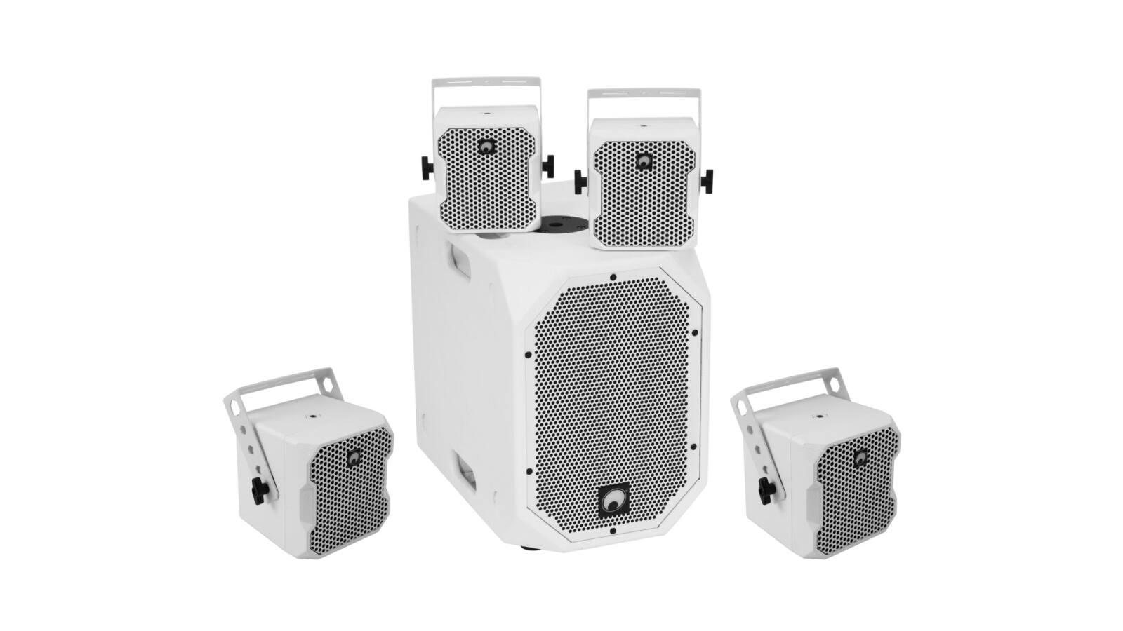 OMNITRONIC Set BOB-10A ws + 4x BOB-4 ws OMNITRONIC Set BOB-10A ws + 4x BOB-4 ws von Omnitronic