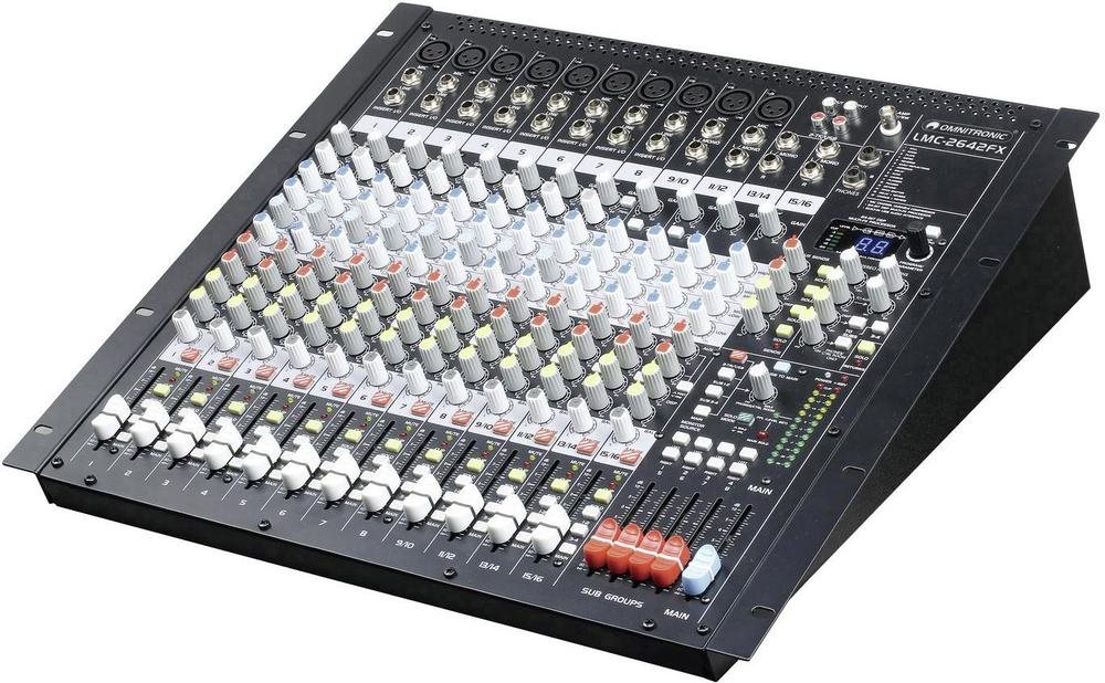 Omnitronic 10040285 Audio-Mixer 20 - 20000 Hz Schwarz (10040285) von Omnitronic