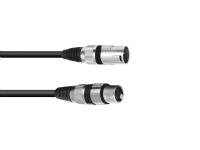 Omnitronic 30220595, XLR (3-pin), Männlich, XLR (3-pin), Weiblich, 30 m, Schwarz von Omnitronic