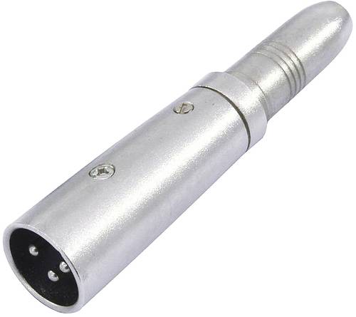 Omnitronic 30226500 XLR Adapter [1x XLR-Stecker 3 polig - 1x Klinkenbuchse 6.3mm (mono)] von Omnitronic