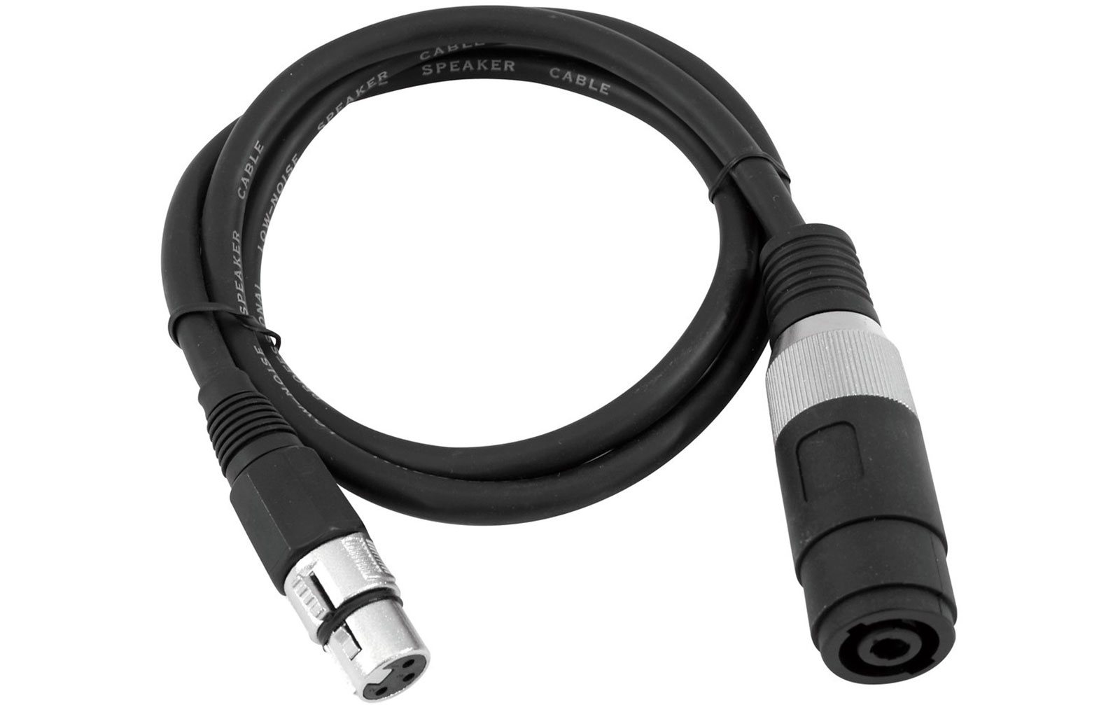 Omnitronic Adapterkabel Speaker (F) / XLR (F), 1m, schwarz von Omnitronic