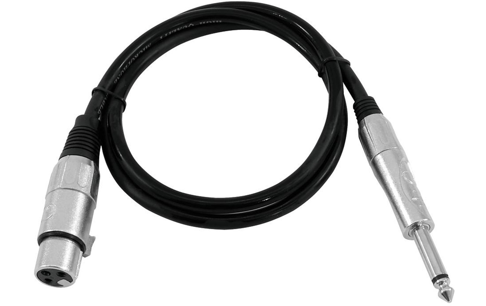 Omnitronic Adapterkabel  XLR (F) / Klinke mono 0,9m schwarz von Omnitronic