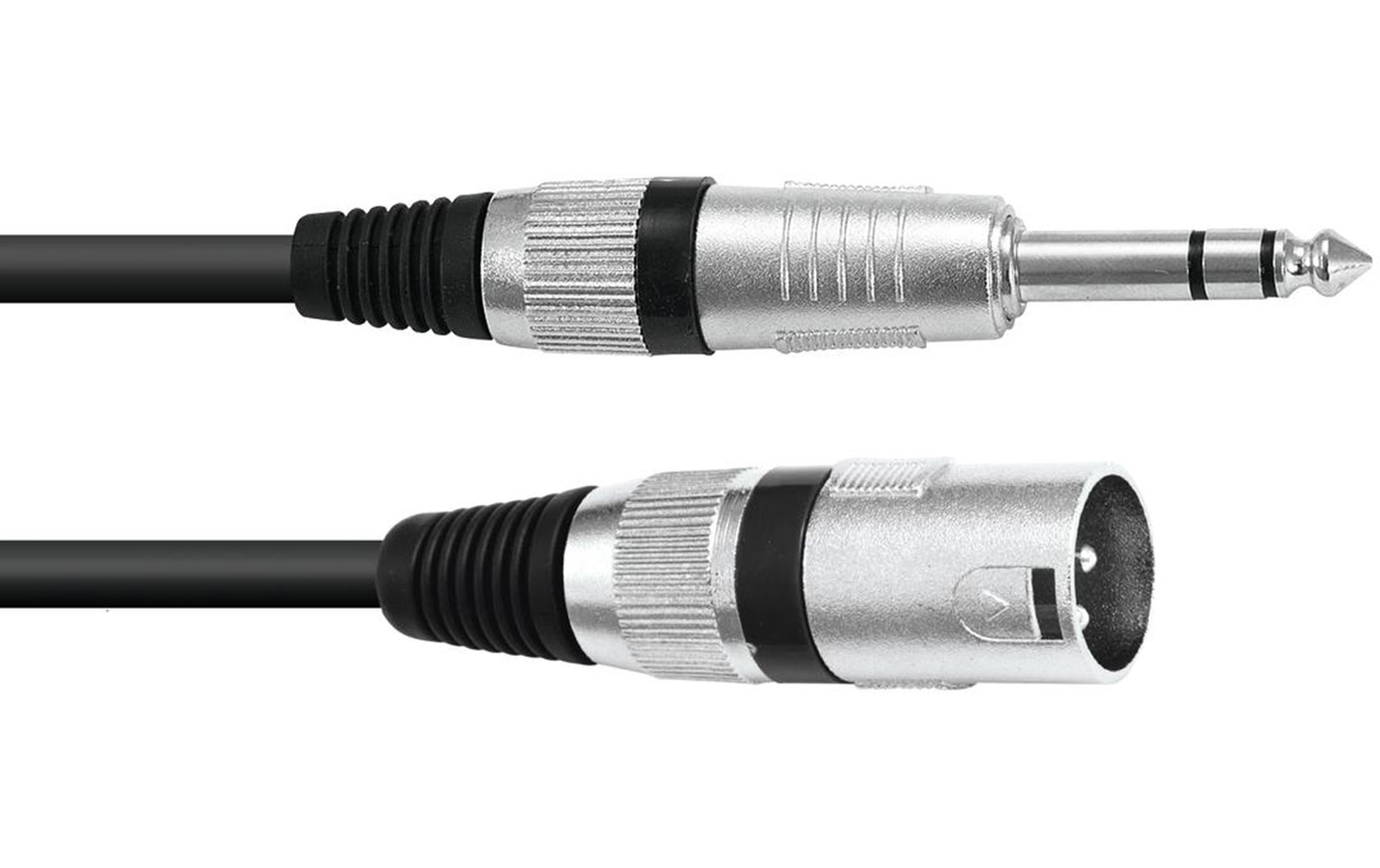 Omnitronic Adapterkabel XLR (M) / Klinke stereo 2m schwarz von Omnitronic