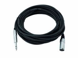 Omnitronic Adapterkabel XLR (M) / Klinke stereo 5m, schwarz von Omnitronic