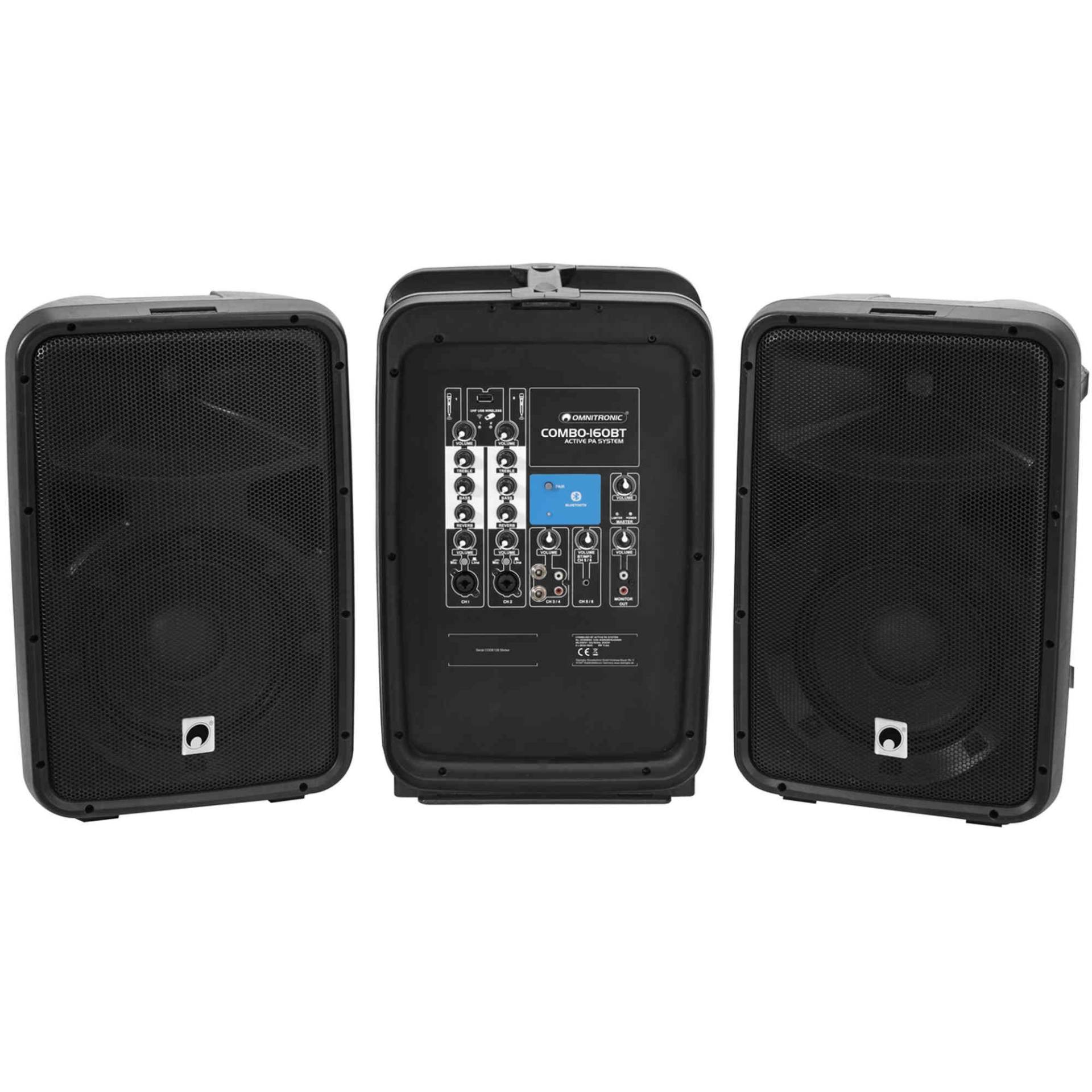Omnitronic COMBO-160BT Active PA System Omnitronic COMBO-160BT Active PA System von Omnitronic