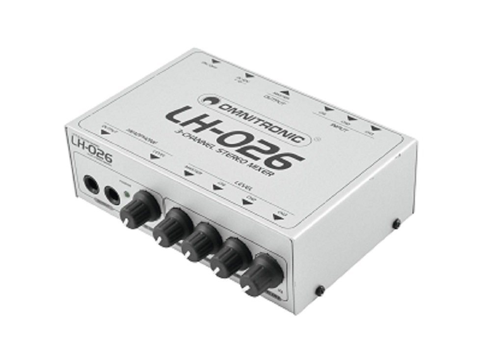 Omnitronic DJ Controller LH-026 3-Kanal-Stereo-Mixer von Omnitronic