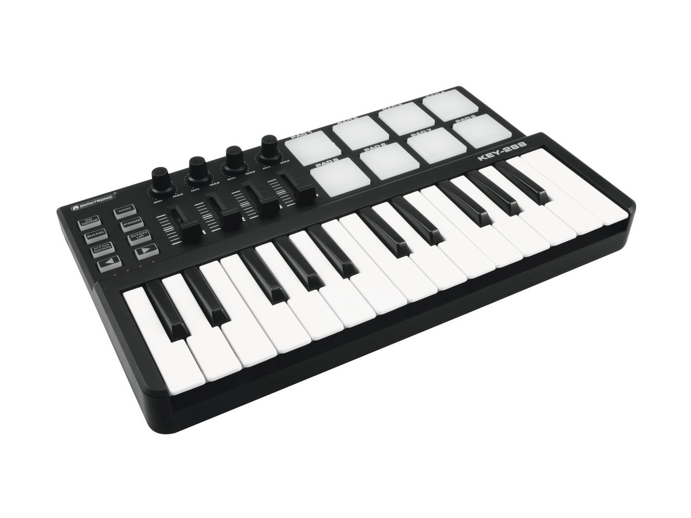 Omnitronic DJ Controller OMNITRONIC KEY-288 MIDI-Controller, Midi fähig von Omnitronic