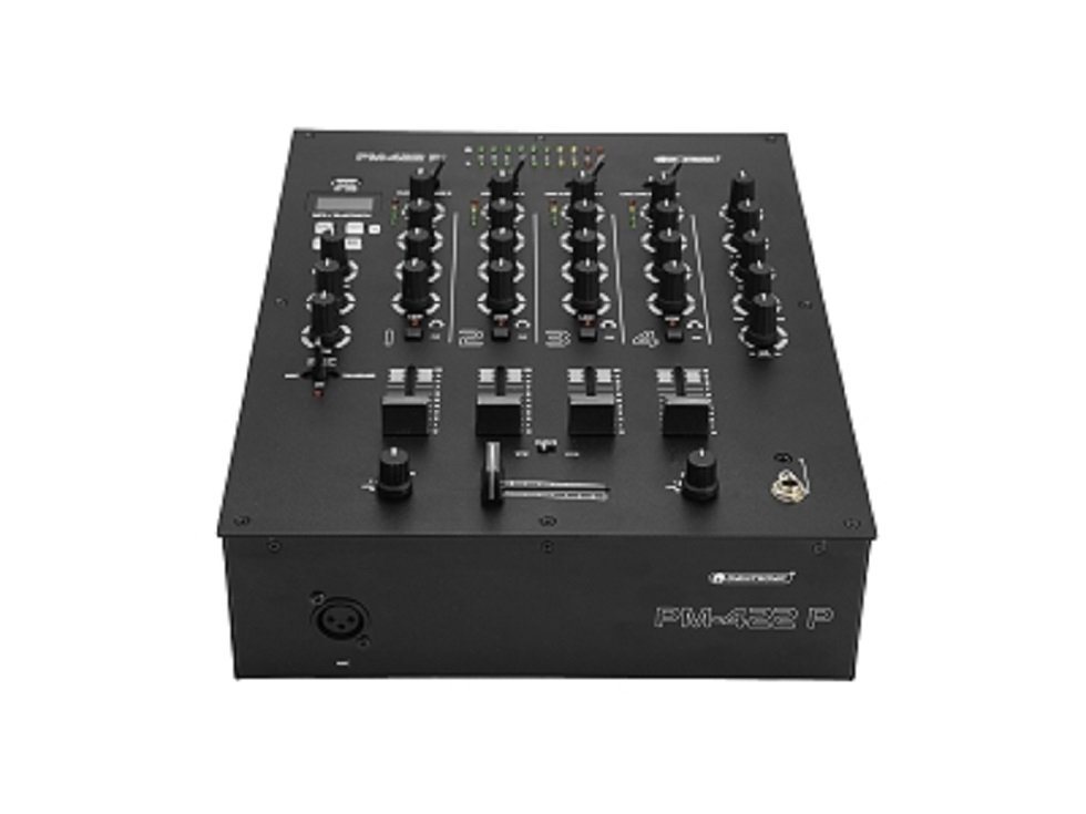 Omnitronic DJ Controller PM-422P 4-Kanal-DJ-Mixer mit Bluetooth und USB-Player von Omnitronic
