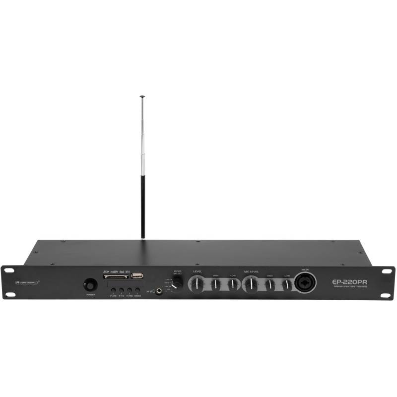 Omnitronic EP-220PR Media Player with USB/SD/FM Radio and Bluetooth von Omnitronic