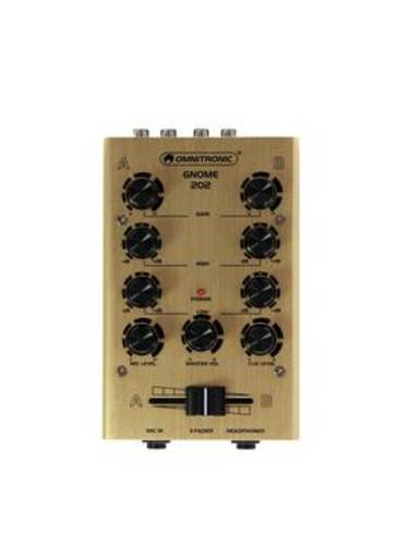 Omnitronic GNOME-202 2-Kanal DJ Mixer Gold von Omnitronic