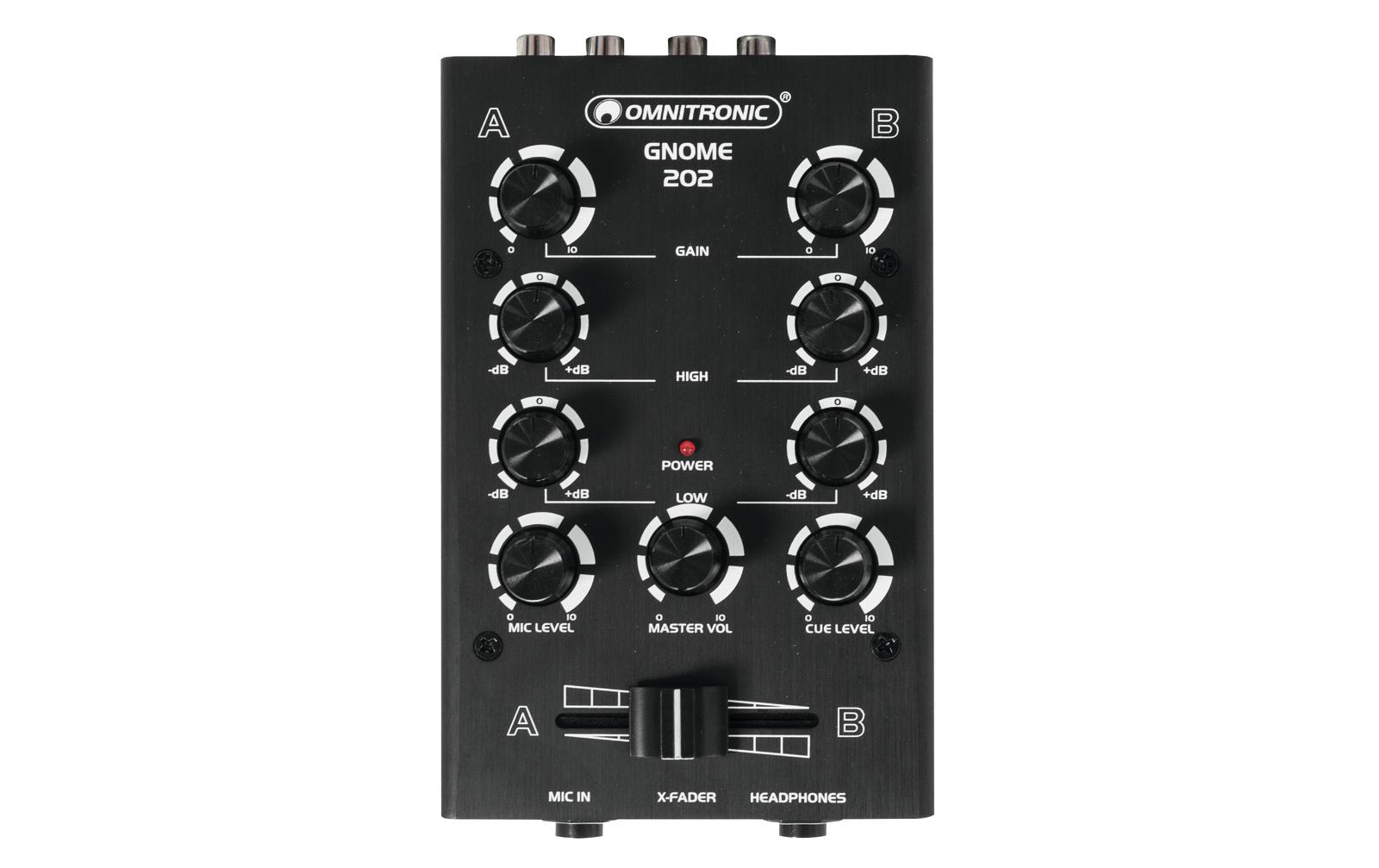 Omnitronic GNOME-202 Mini-Mixer schwarz von Omnitronic