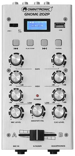 Omnitronic GNOME-202P DJ Mixer von Omnitronic