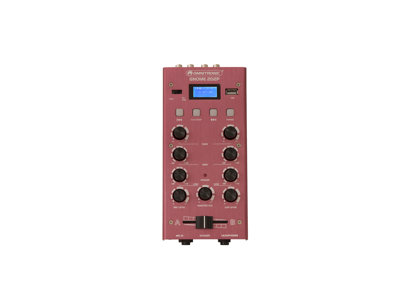 Omnitronic GNOME-202P Mini-Mixer rot Omnitronic GNOME-202P Mini-Mixer rot von Omnitronic