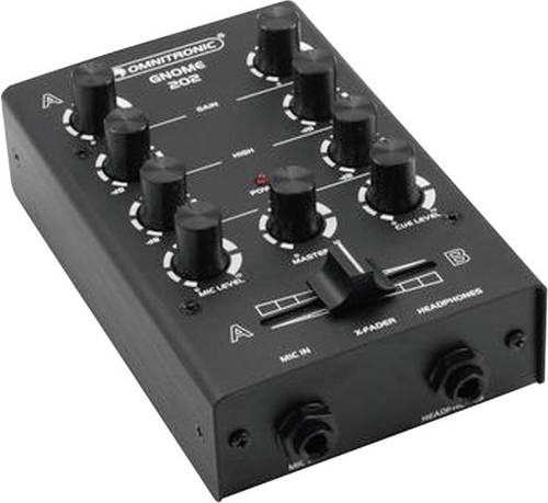 Omnitronic Gnome E-202 2-Kanal DJ Mixer von Omnitronic