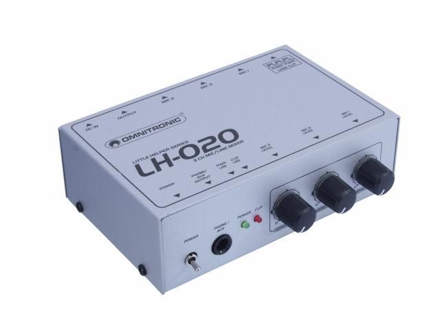 Omnitronic LH-020, 3 Kanal Mic/Line-Mixer Omnitronic LH-020, 3 Kanal Mic/Line-Mixer von Omnitronic