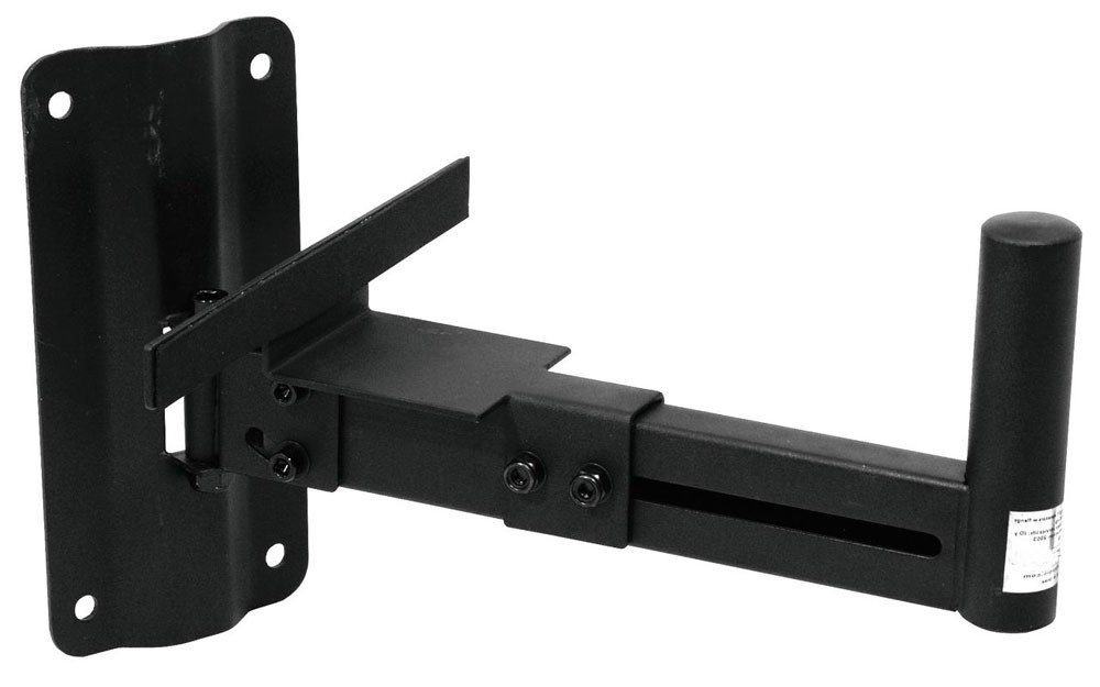 Omnitronic Lautsprecher (Stabile Wand Halterung für alle Boxen mit Einbauflansch Schwarz) von Omnitronic
