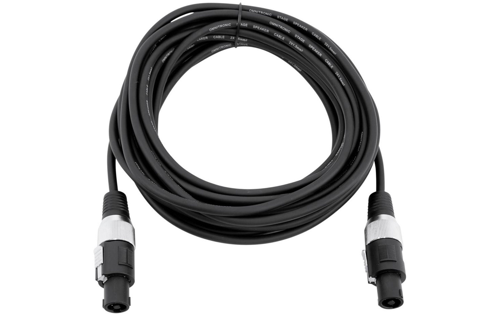 Omnitronic Lautsprecherkabel Speaker 2 x 1,5, 5m, schwarz Omnitronic Lautsprecherkabel Speaker 2 x 1,5, 5m, schwarz von Omnitronic