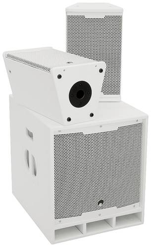 Omnitronic MAXX-1508DSP 2.1 Aktives PA-Lautsprecher-Set Bluetooth, inkl. Subwoofer von Omnitronic