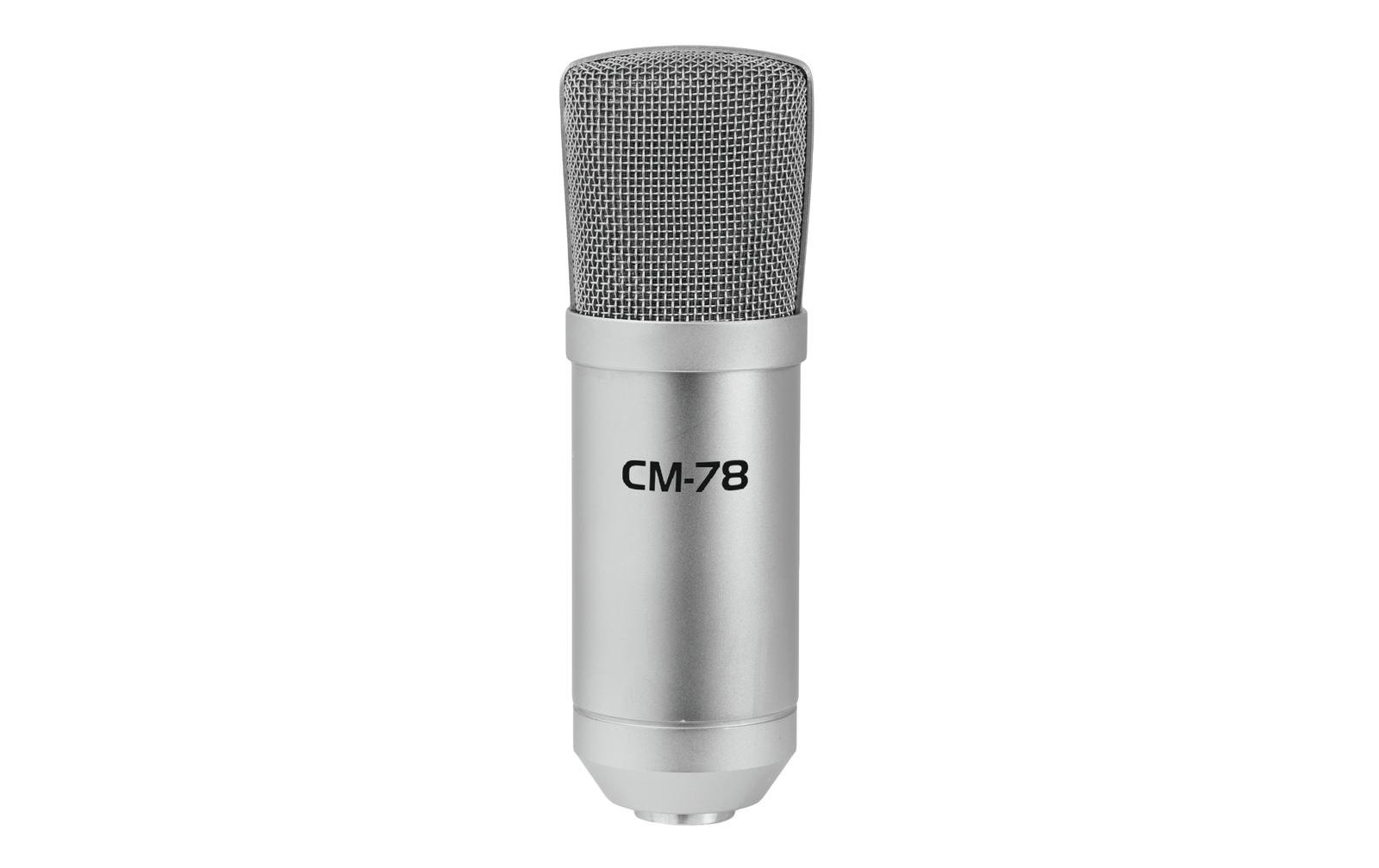 Omnitronic MIC CM-78 Großmembran-Kondensatormikrofon von Omnitronic
