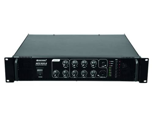 Omnitronic MPZ-500.6 ELA-Verstärker 500W 6-Zonen von Omnitronic