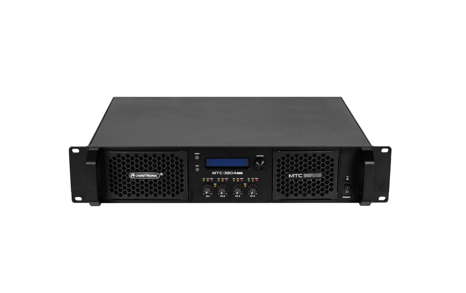 Omnitronic MTC-3204DSP 4-Kanal Endstufe mit DSP von Omnitronic