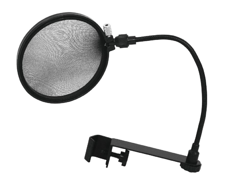 Omnitronic Mikrofon-Popfilter schwarz von Omnitronic