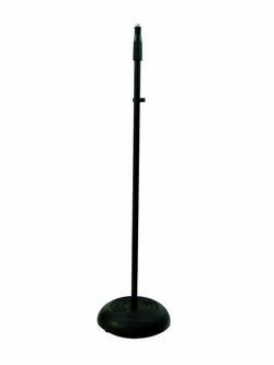 Omnitronic Mikrofonstativ 85-157cm, Gußeisenfuß, schwarz von Omnitronic