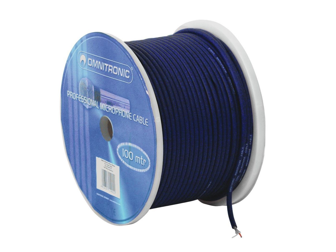 Omnitronic OMNITRONIC Mikrofonkabel 2x0,22 100m bl Audio-Kabel, (10000 cm) Omnitronic OMNITRONIC Mikrofonkabel 2x0,22 100m bl Audio-Kabel, (10000 cm) von Omnitronic