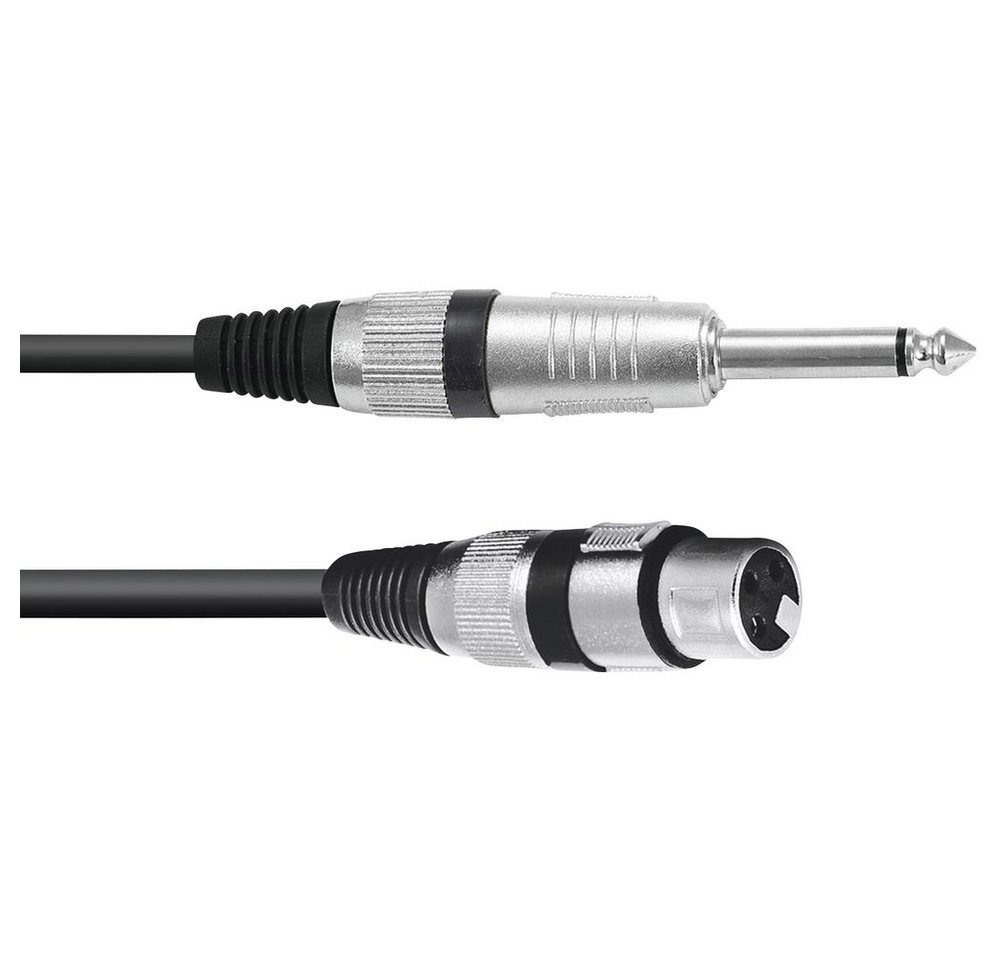Omnitronic Omnitronic 3022516L XLR Adapterkabel [1x XLR-Buchse 3 polig - 1x Klink Audio-Kabel, (90.00 cm) von Omnitronic