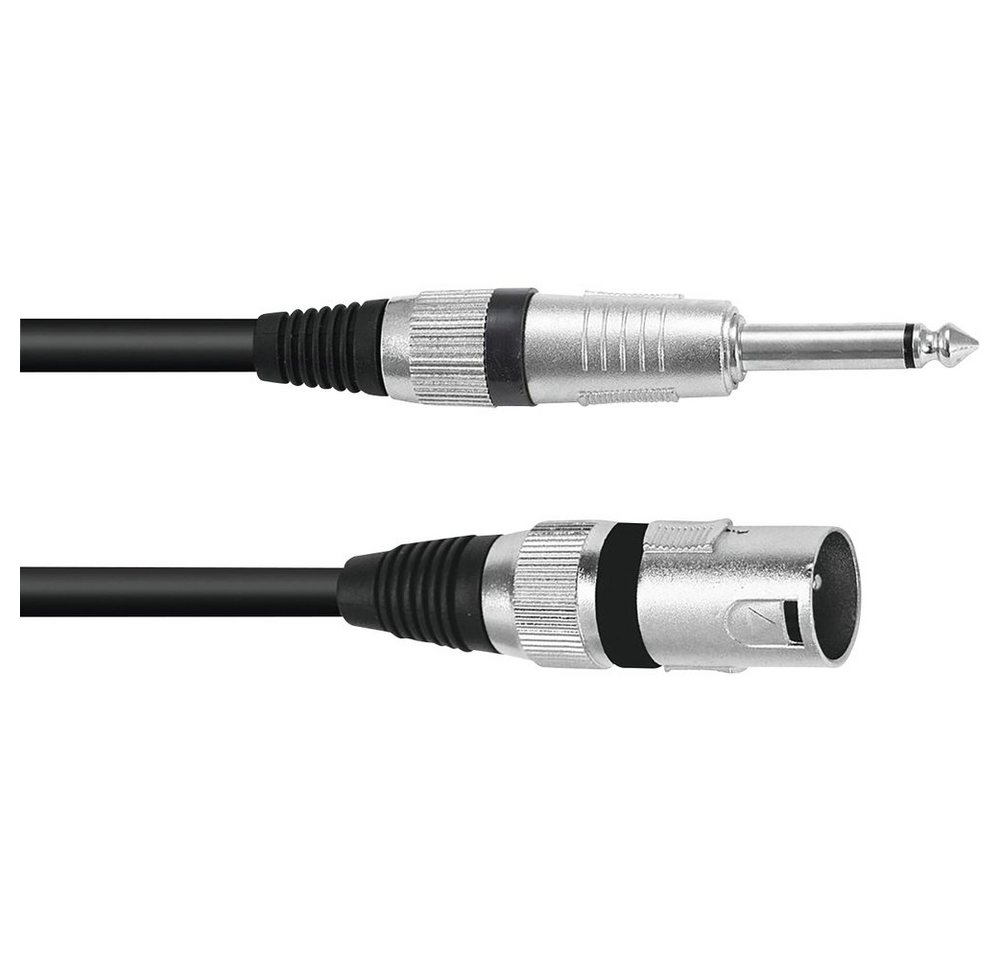 Omnitronic Omnitronic 3022519A XLR Adapterkabel [1x XLR-Stecker 3 polig - 1x Klin Audio-Kabel, (0.90 cm) von Omnitronic