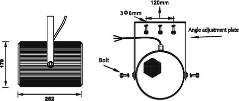 Omnitronic PS-30 - Lautsprecher - für PA-System - 20 Watt - weiß von Omnitronic