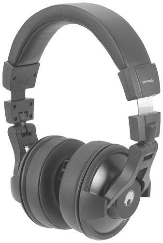 Omnitronic SHP-740DJ DJ Over Ear Kopfhörer kabelgebunden Stereo Schwarz von Omnitronic