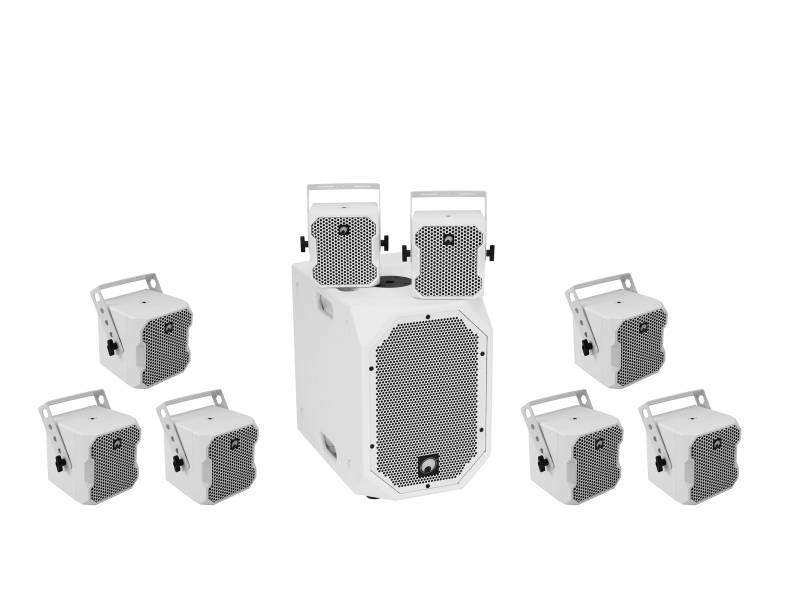 Omnitronic Set BOB-10A ws + 8x BOB-4 ws von Omnitronic