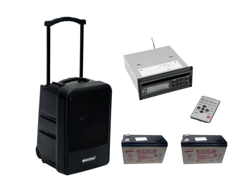 Omnitronic Set MOM-10BT4 Modular-Drahtlos-PA-System + CD-Player von Omnitronic